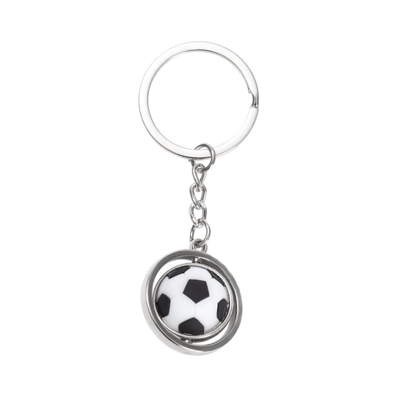 Suncoda Christmas Ornaments Christmas Tree Decorations Rotating Small Basketball Soccer Baseball Keychain Metal Ball Key Chain Christmas Day Gift Christmas Decorations Indoor On Clearance