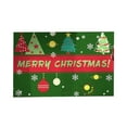 thumbnail image 1 of Suncoda Christmas Rug, Cartoons Christmas Crystal Velvet Floor Mat Home Door Rubbing Dirt Carpet Disengaged Washing Non-slip Mat, 1 of 5