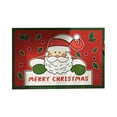 thumbnail image 1 of Suncoda Christmas Rug, Cartoons Christmas Crystal Velvet Floor Mat Home Door Rubbing Dirt Carpet Disengaged Washing Non-slip Mat, 1 of 5