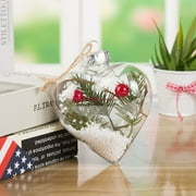 Suncoda Christmas Tree Ornaments Christmas Ball Ornaments transparent Christmas Ball Christmas Ornament Christmas Tree Pendant Outdoor Christmas Decorations On Clearance