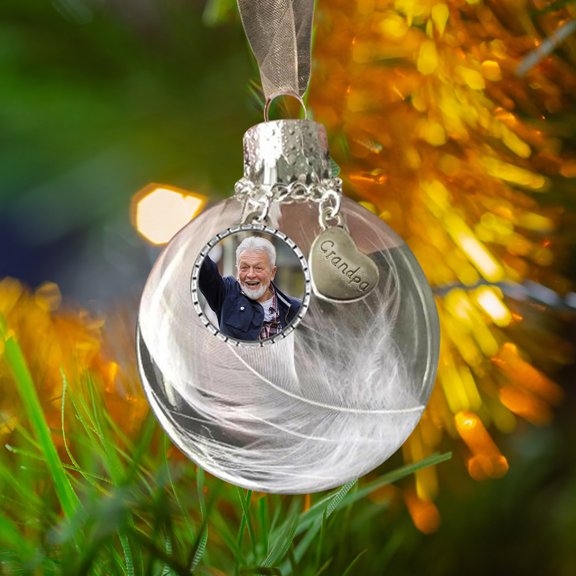 Suncoda Christmas Tree Ornaments Christmas Tree Decorations Christmas Ornaments Angel Feathers Ball A Piece Of My Heart Is In Heavens Memorial Christmas Decorations Clearance