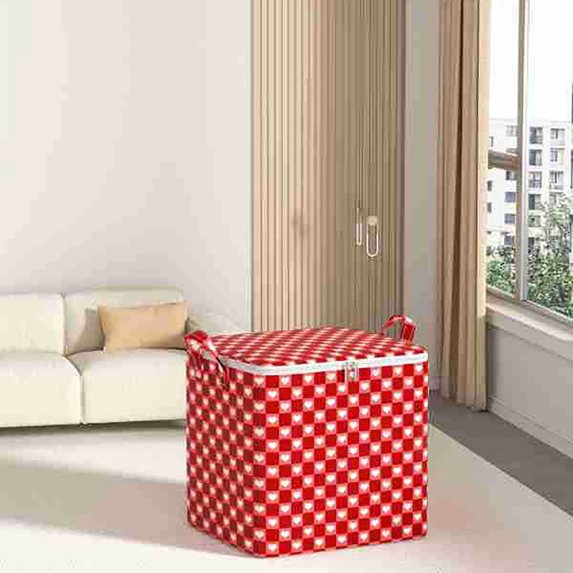 Suncoda Closet Organizers And Storage Oxford Cloth Storage Bag Bedroom Quilt Storage Waterproof Storage Bag Storage Containers On Clearance