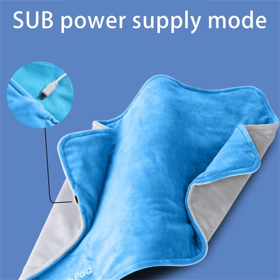 Suncoda Heating Blanket USB Heating Pad Electric Blanket Made Of Crystal Velvet Portable Winter Multiple Application Scenarios Heat Blanket 20x12in Machine Washable Heated Blanket Twin On Clearance