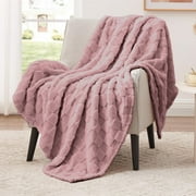 Suncoda Gray Polyester Fleece Throw, 70 cm x 100 cm
