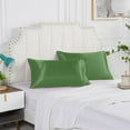 thumbnail image 1 of Suncoda Satin Silk Pillow Cases Simulated Silk Pillowcase For Hair And Skin,Pillowcases 20x30 Inches Set Of 2,Luxury And Soft Satin Pillowcovers Satin Pillowcase On Clearance, 1 of 8
