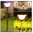thumbnail image 1 of Suncoda Solar Outdoor Post Lights with 2 Solar Panels,Water-Proof 2 in 1 Light Design,Decorative Pole LED Lights Outdoor For Patio,Garden,Backyard, Front/Back Door, 1 of 9