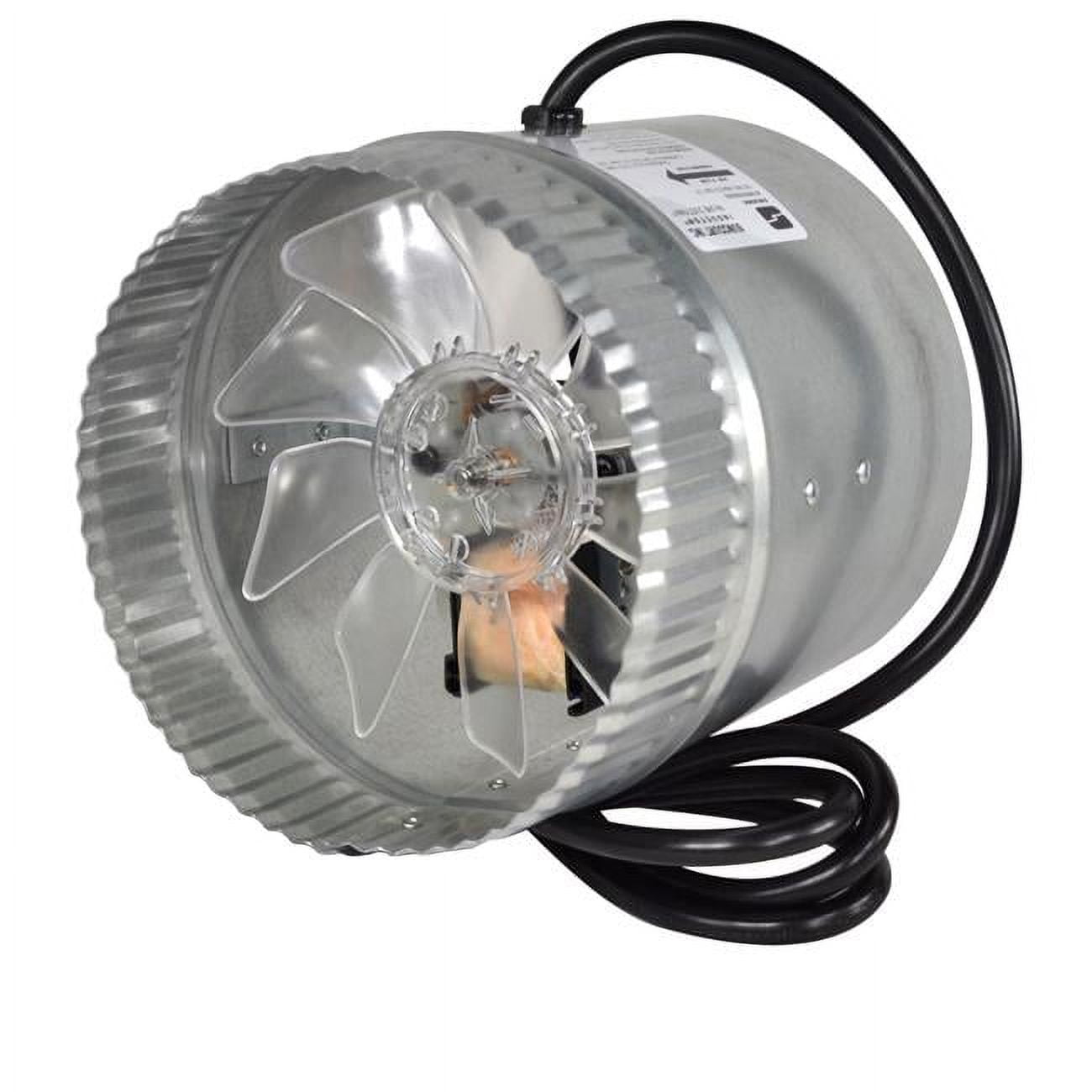 Suncourt Inductor® 6” Corded Axial In-Line Booster Duct Fan – DB206C