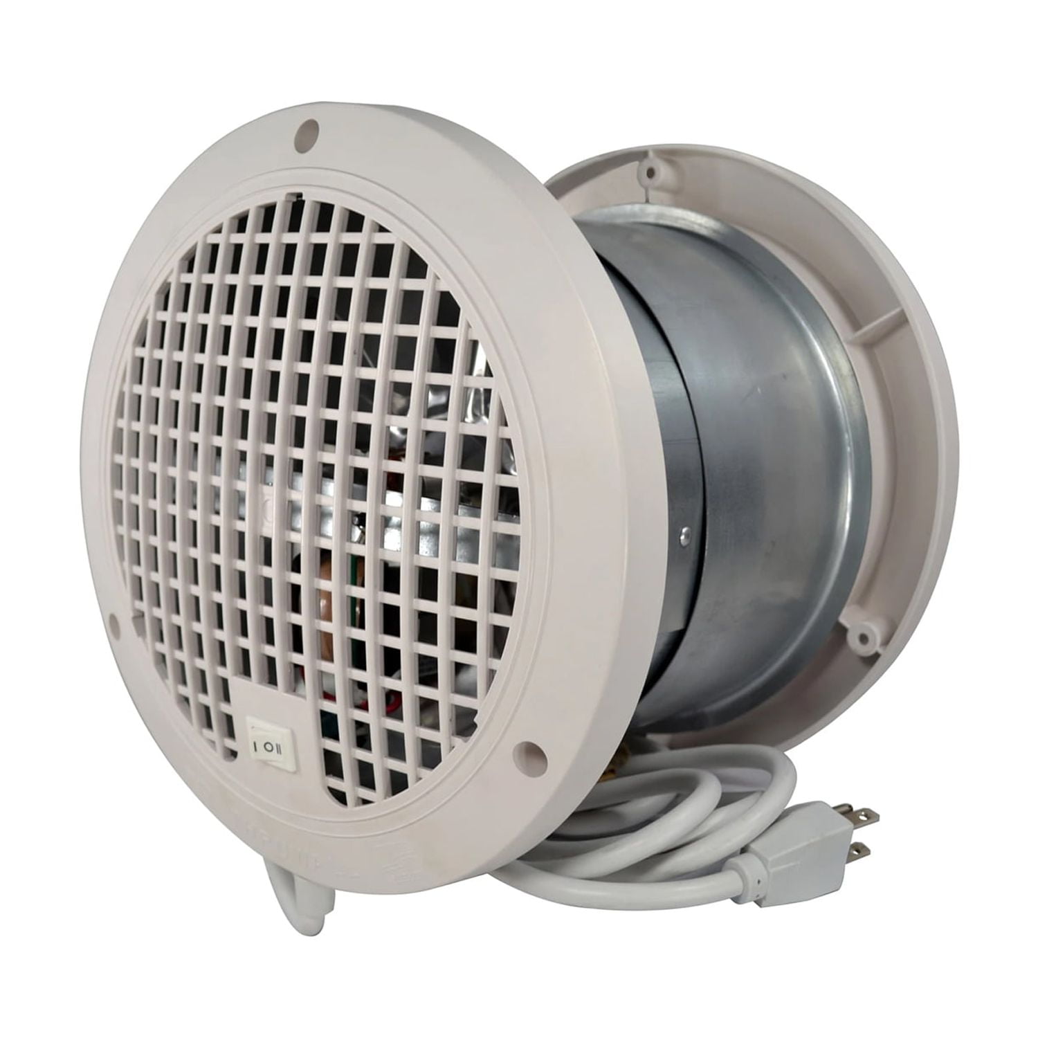 Off-White Wall Mounted Room-to-Room Air Transfer Fan