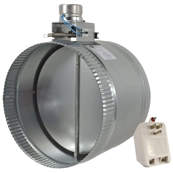 Suncourt ZC210 ZoneMaster 10 In Adjustable Angle Normally Closed Airflow Damper