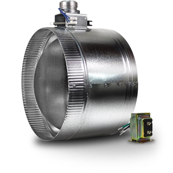 Suncourt HVAC Motorized Damper  Normally Open  Power Closed, Spring Return  ZO212S