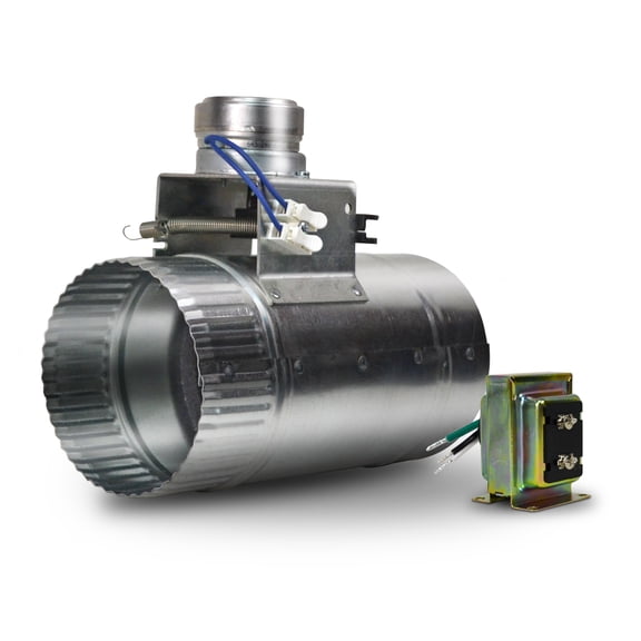 Suncourt HVAC Motorize Damper Normally Closed Power Open, Spring Return ZC204S