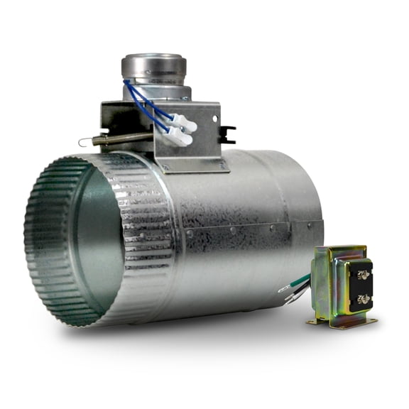 Suncourt HVAC Motorized Damper  Normally Closed  Power Open, Spring Return  ZC205S