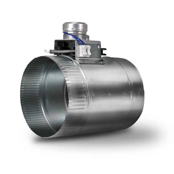 Suncourt HVAC Motorized Damper  Normally Closed  Power Open, Spring Return  ZC206X