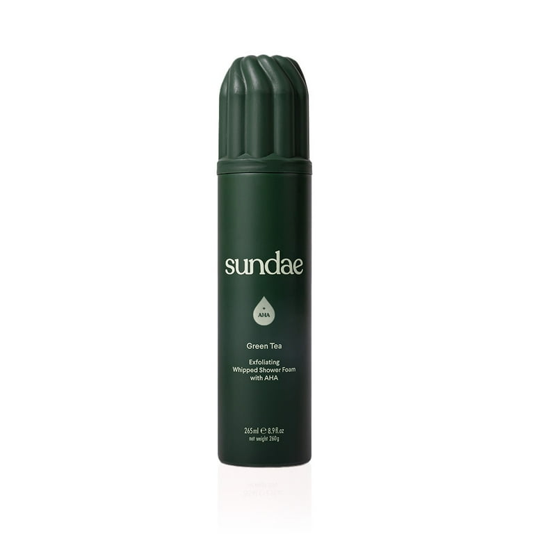 sundae Exfoliating Green Tea Whipped Shower Foam with AHA for All