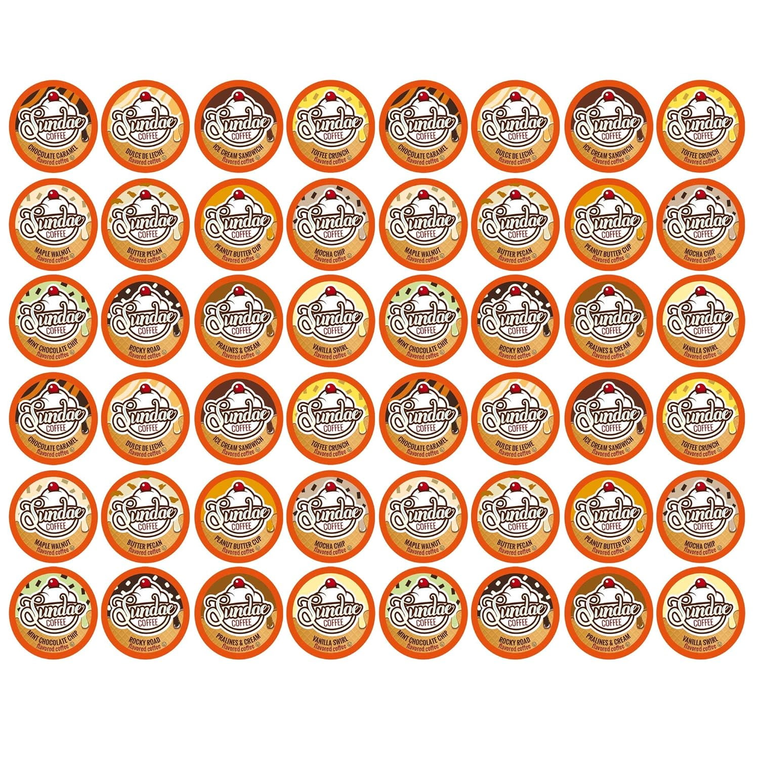 Brooklyn Beans Gourmet Coffee Pods Variety Pack - 72 Count Compatible With Keurig 2.0 Brewers