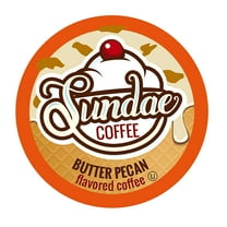 Sundae Ice Cream Butter Pecan Coffee Pods, 48 Count, 2.0 Keurig