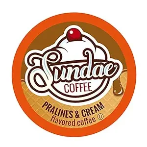Sundae Ice Cream Butter Pecan Coffee Pods, 48 Count, 2.0 Keurig