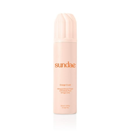 Sundae Whipped Shower Foam Orange 8.9 oz. Body Wash for All Adult Skin Types