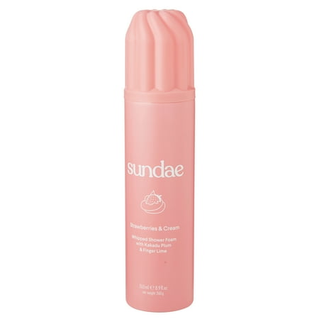 Sundae Whipped Shower Foam Strawberries + Cream for All Adult Skin Types