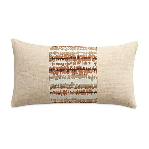 Sundance Antigua 13" x 24" Pieced Oblong Pillow Spice Orange/Natural in Set of 2