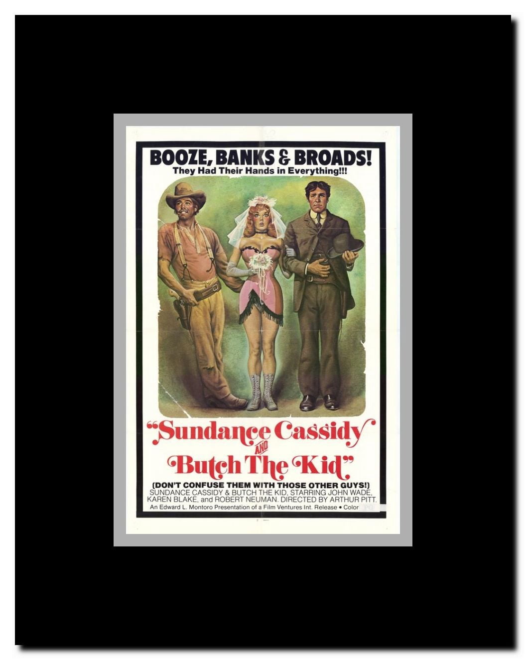 Sundance Cassidy and Butch the Kid Framed Movie Poster