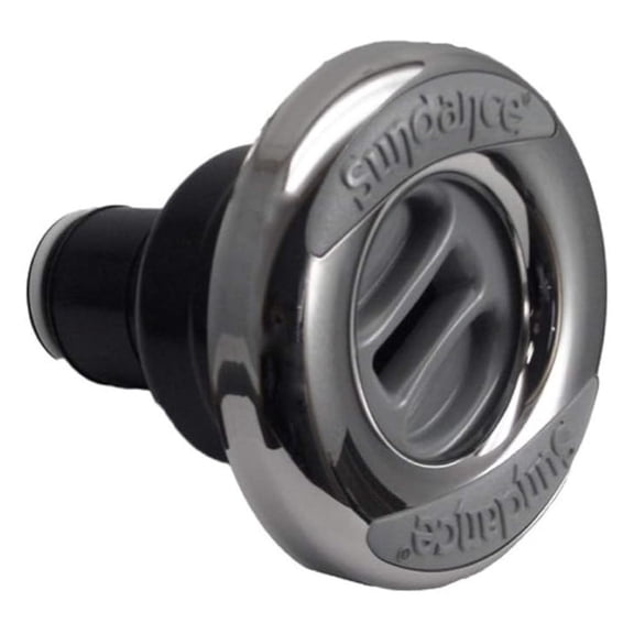 Sundance Fluidix Intelli-Jet 5 Inch Spa Jet - Stainless Steel Replacement Nozzle