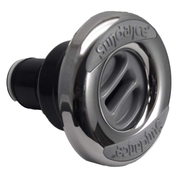 Sundance Intelli-Jet, Fluidix Jet Internal - 5-1/4" Face, Stainless Steel - Replacement Spa Jet for 880 Series (2003-2009) Gray
