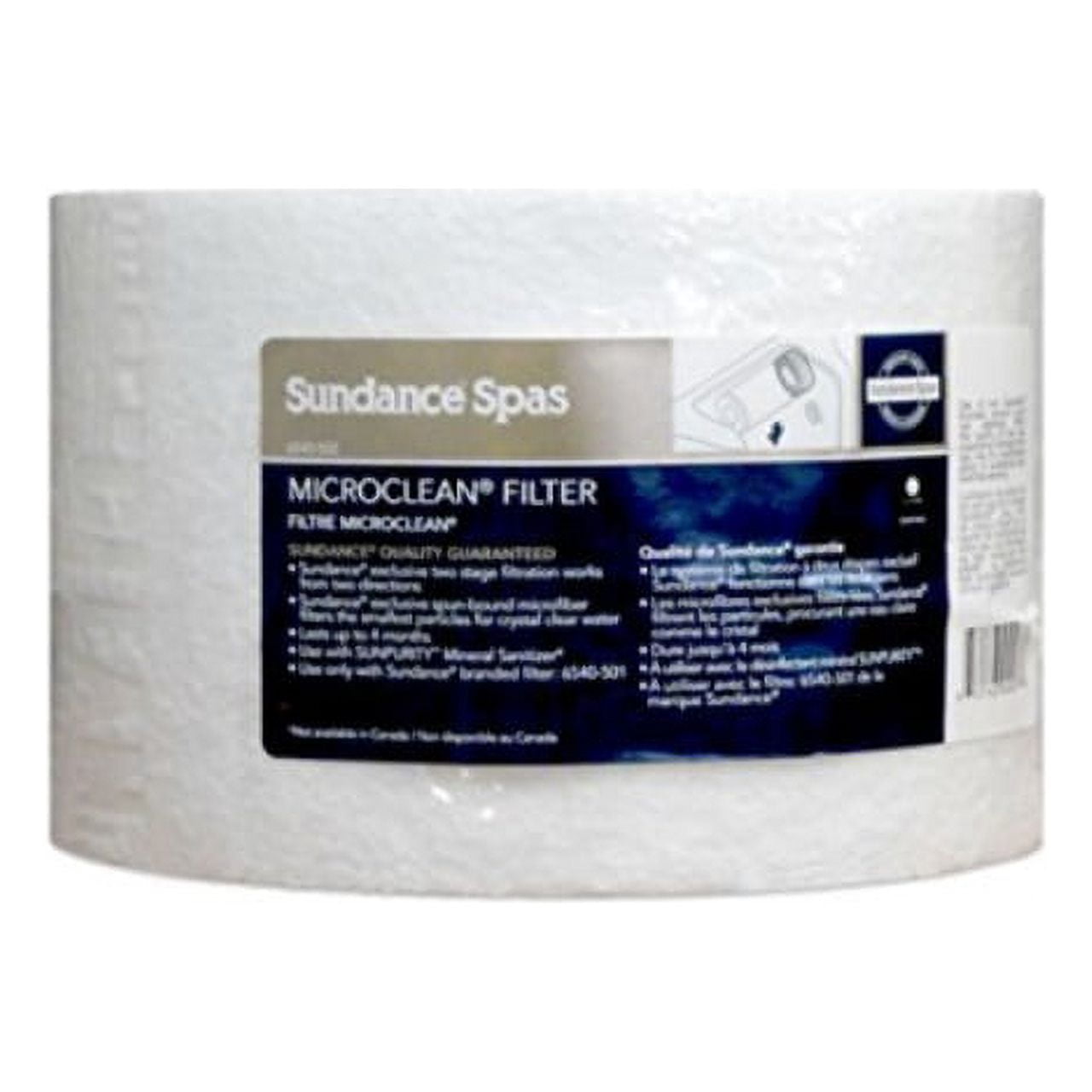 Sundance Spas Microclean Disposable Filter Cartridge, 8.5" Diameter Compatible with 850 & 780 Series