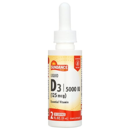 Sundance Vitamin D3 Liquid, 5000 IU, 2 Fl. Oz