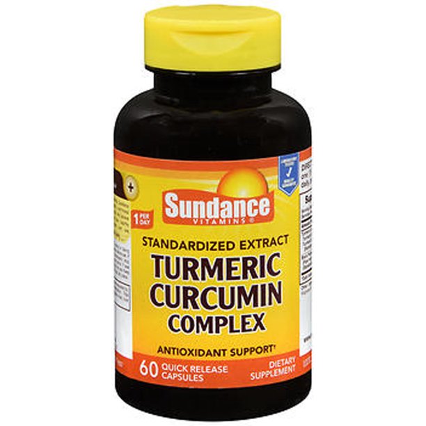 Sundance Vitamins Turmeric Curcumin Complex Antioxidant Support, 60