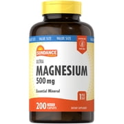 Magnesium 500mg | 200 Caplets | Essential Mineral | Vegetarian, Non-GMO &Gluten Free | by Sundance