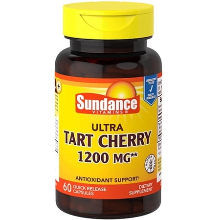 Sundance Vitamins Ultra Tart Cherry 1200 mg, 60 ea (Pack of 4)