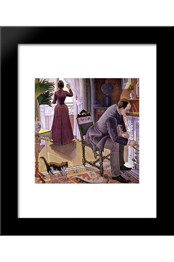 Sunday 20x24 Framed Art Print by Paul Signac