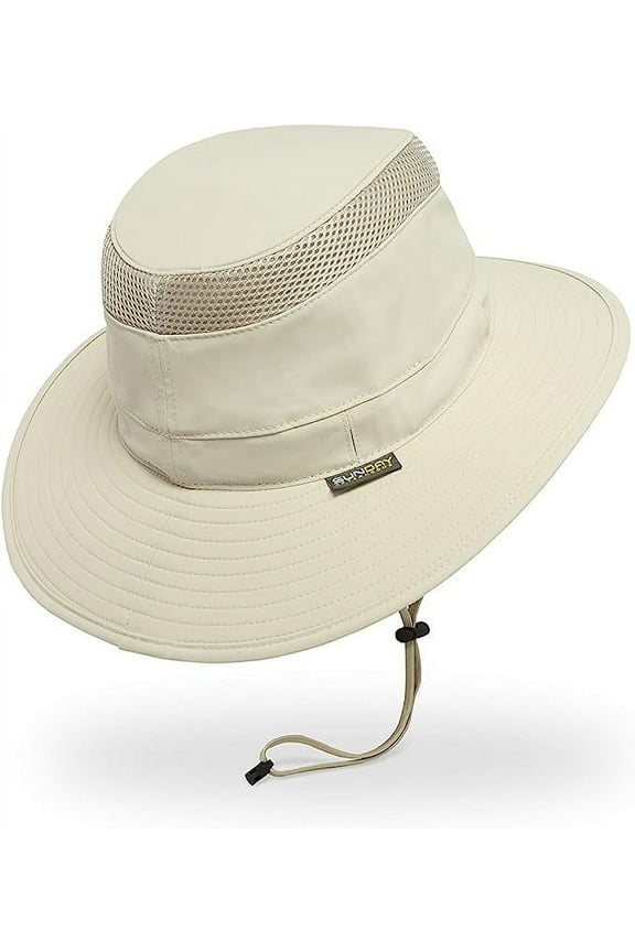 Mens Charter Escape Sun Hat - Cream/Sand - Large/X-Large
