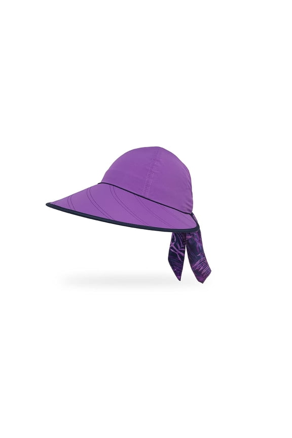 Sun Seeker Hat for Women, Dark Violet, M/L