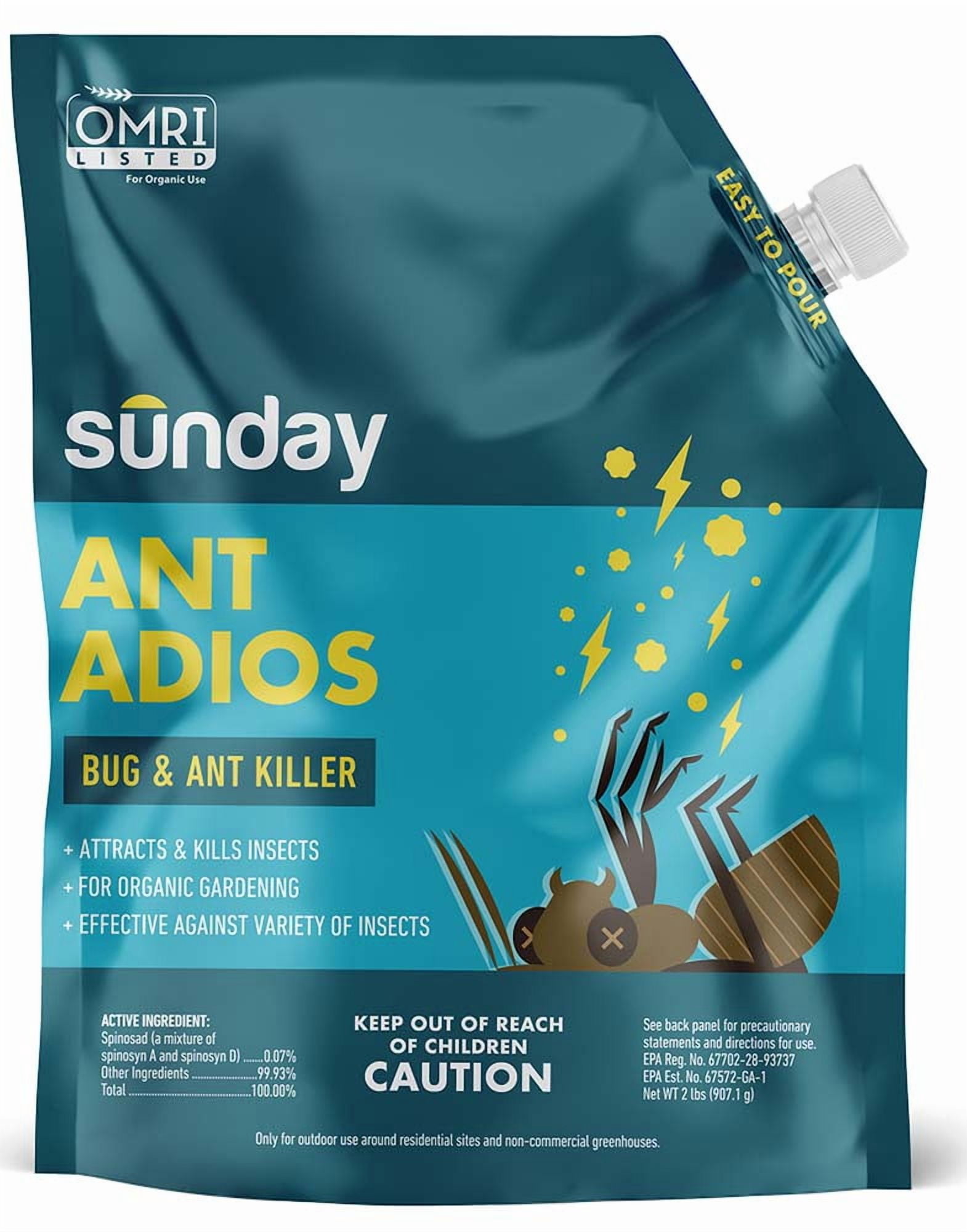 Sunda Insect Sunday Ant Adios Insect & Ant Killer, 2lb Bag - Walmart.com