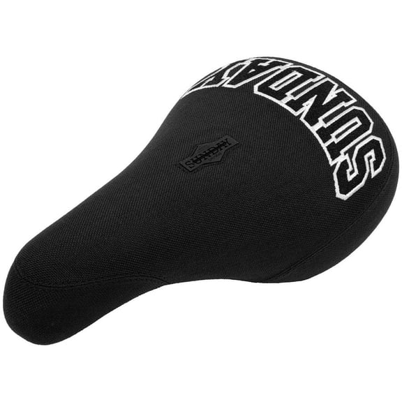 Sunday Blockhead BMX Seat - Pivotal, Black/White, Fat