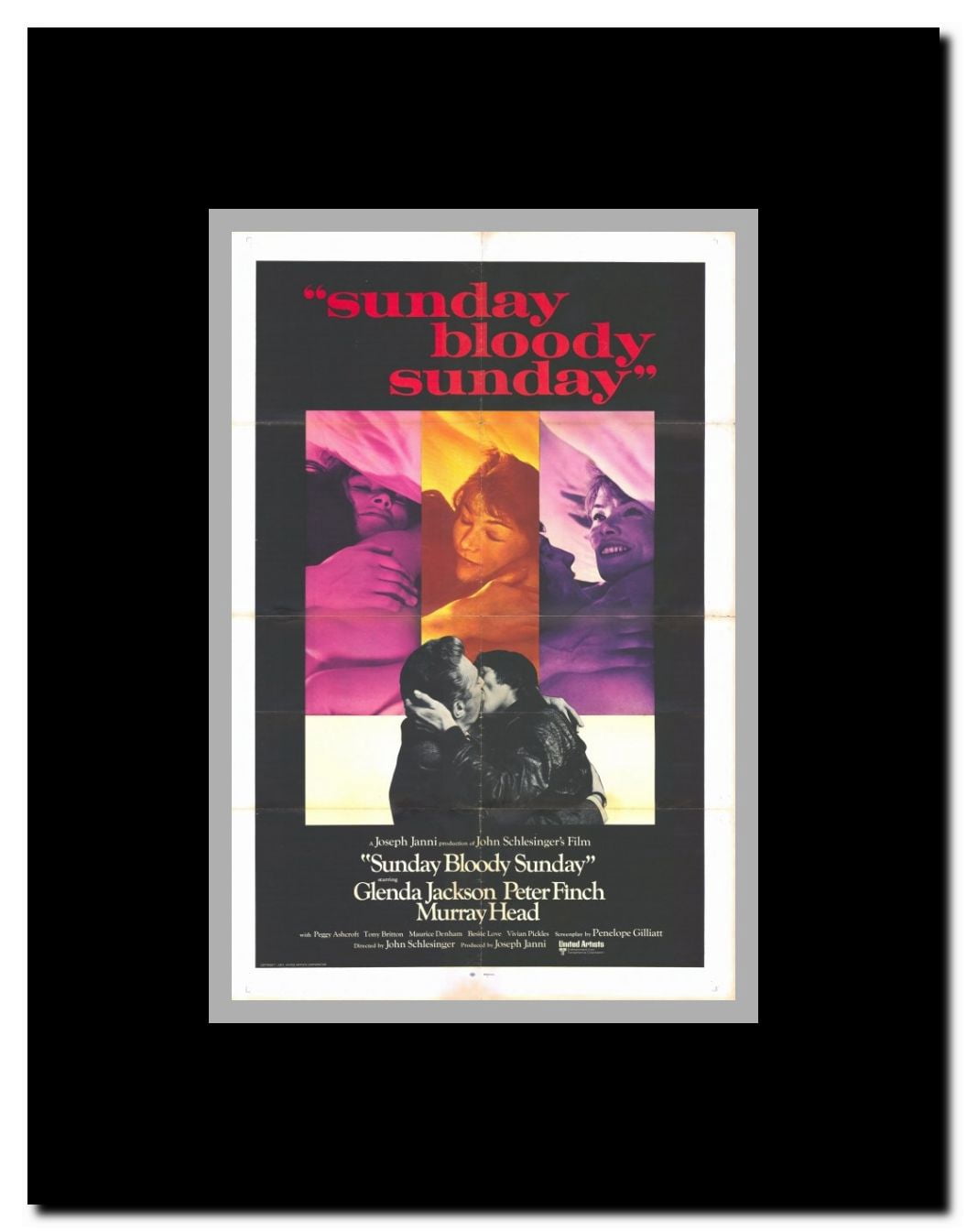 Sunday Bloody Sunday Framed Movie Poster
