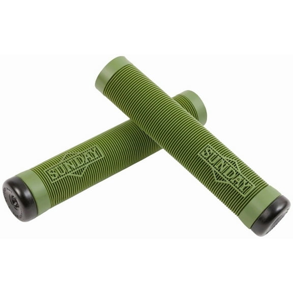 Sunday Cornerstone Grips - Army Green Odyssey Par Ends Included