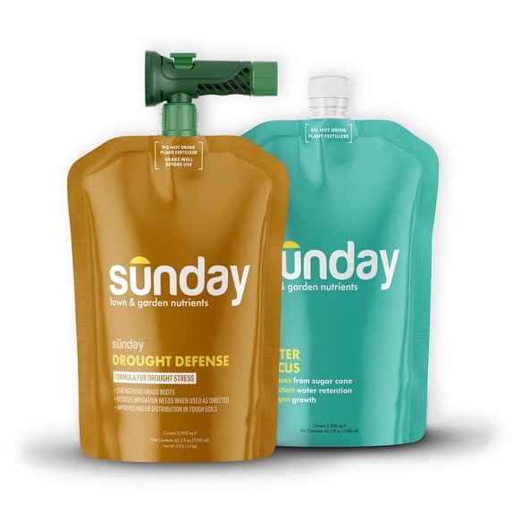 Sunday Drought Ready Lawn Kit: Drought Defense + Water Focus – 5,000 sq. ft. – LAWN CARE