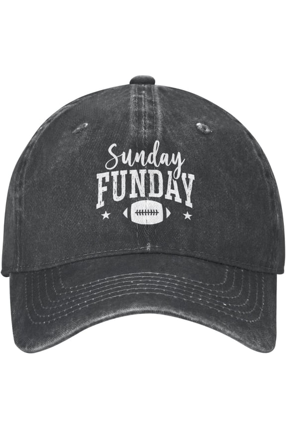 Sunday Football Funday Hat for Women Baseball Cap Graphic Cap