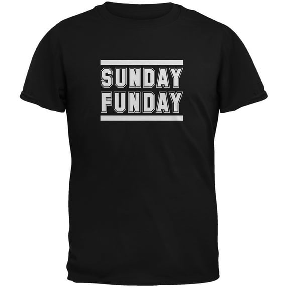 Sunday Funday Black Youth T-Shirt - Youth Medium