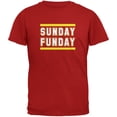 thumbnail image 1 of Sunday Funday Kansas City Red Adult T-Shirt - Small, 1 of 1