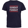 thumbnail image 1 of Sunday Funday New England Navy Adult T-Shirt - X-Large, 1 of 1
