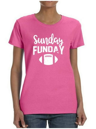 women's sunday funday football shirt