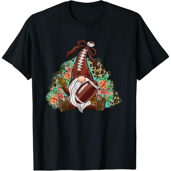 Sunday Game Football Gnome Player Sports Football Watching T-Shirt