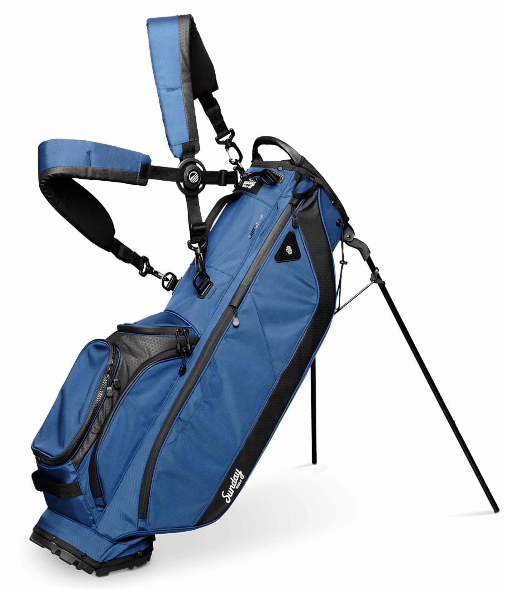 Sunday Golf Ryder Stand Bag Navy Blue
