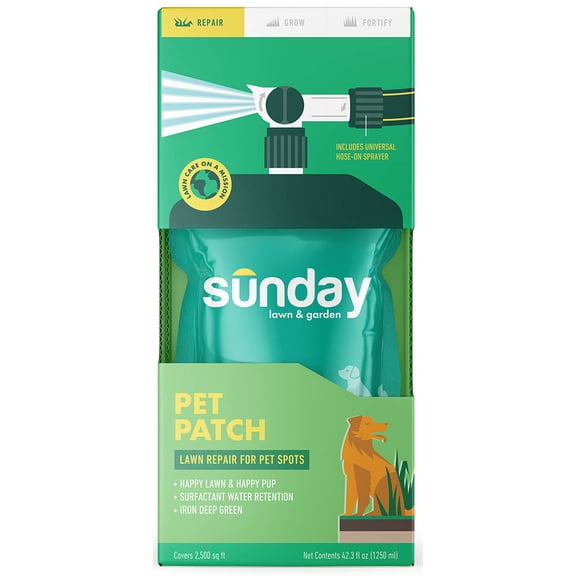 Sunday Pet Patch Lawn Repair for Pet Spots, 42.3 oz