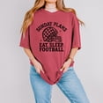 thumbnail image 1 of Sunday Plans: Eat. Sleep. Football - Women's Garment Dyed Graphic T-Shirt, 1 of 11