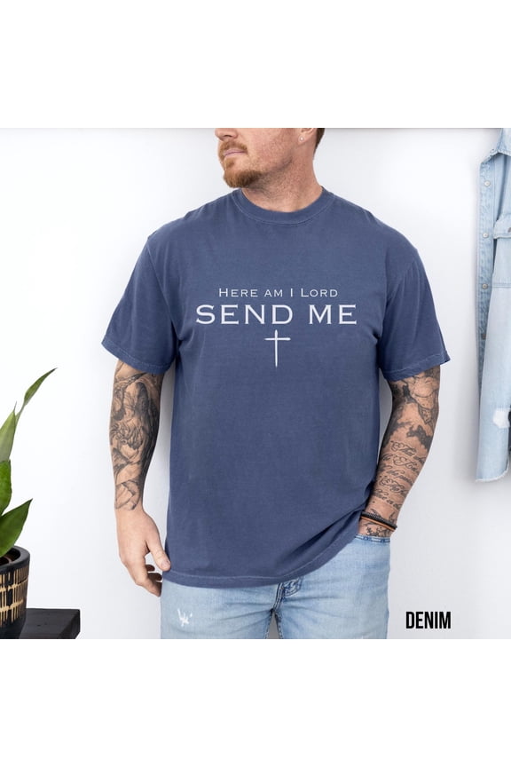 Sunday School Teacher T-Shirt, Lord Send Me Christian Shirt, Christian, Religion Clothing, Church Shirt, Religion